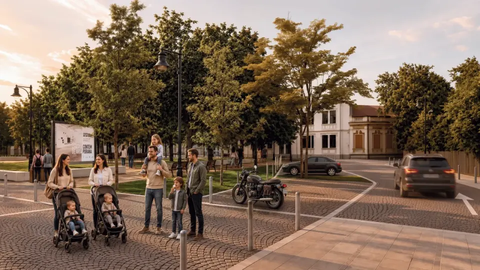 General Dabija Square – proposed concept