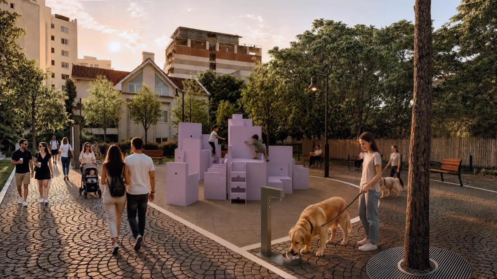 Popa Rusu and Corbeni Square – proposed concept