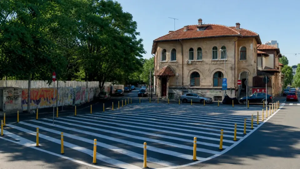 Popa Rusu and Corbeni Square – existing situation